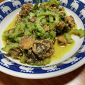 クックCF05AH☆'s cooksnap of when they made ゴーヤと鯖缶のカレー炒め.