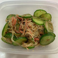 mikarin1220's cooksnap of when they made 簡単☆胡瓜とカニカマのゴマ酢みそ和え.