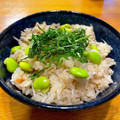 KNT24's cooksnap of when they made 梅としらすの炊き込みご飯　夏めし.