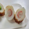 tamago大好き's cooksnap of when they made お弁当に＊ちくわのカニカマ詰め。.