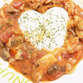 ゆるмαмα's cooksnap of when they made 簡単！豪華！鶏ときのこのトマトクリーム煮.