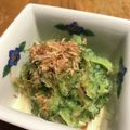 ae86_km's cooksnap of when they made マヨで苦味取り♪麺つゆでゴーヤのお浸し.