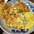 ムーちゃみ☆'s cooksnap of when they made 冷蔵庫一掃！豆腐と卵のふわふわ焼き.