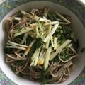 ひろみつばち's cooksnap of when they made ラー油まぜ蕎麦.