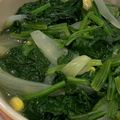 miy23feb's cooksnap of when they made ホットクックでほうれん草とまいたけソテー.