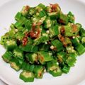 あららぎもみじ's cooksnap of when they made オクラのおかか和え.