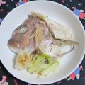mmameco's cooksnap of when they made 鯛あらの酒蒸し.
