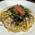 まおーん＊'s cooksnap of when they made 時短！牛乳で濃厚明太クリームパスタソース.