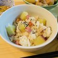 kotorinpi's cooksnap of when they made さつまいもとベーコンの炊き込みご飯♪.