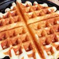 nobumuu's cooksnap of when they made ふわふわバターミルクワッフル.
