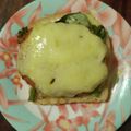 inLondon's cooksnap of when they made ボリュームあり♥マヨチーコロッケトースト.