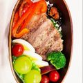 junzy's cooksnap of when they made 【牛肉】　特製☆霜降りステーキ弁当♪.
