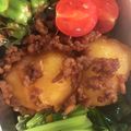 ☆watabon☆'s cooksnap of when they made 簡単ひき肉肉じゃが.