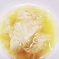 ダリア☆'s cooksnap of when they made キャベツのお味噌汁キャベツの食べる味噌汁.