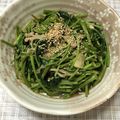 Etsu☆ko's cooksnap of when they made ニンニク風味が絶品！空芯菜炒め.