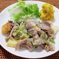 さくらスキップ's cooksnap of when they made 節約！厚揚げと豚こまのネギ塩レモン炒め.