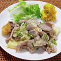 さくらスキップ's cooksnap of when they made 節約！厚揚げと豚こまのネギ塩レモン炒め.