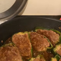 xpmjgda's cooksnap of when they made えのき餡のピーマンの肉詰め.