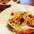 昇父さん's cooksnap of when they made 春巻の皮で♪ほうれん草とベーコンキッシュ.
