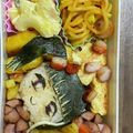 クックY5F64O☆'s cooksnap of when they made 鬼滅♪キャラ弁♪栗花落カナヲぺたん娘Vr.