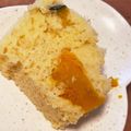 くまさんキッチン★'s cooksnap of when they made レンジで！かぼちゃのフカフカHM蒸しパン.
