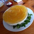 くまリス's cooksnap of when they made 桃のレアチーズケーキ.