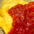 omoca's cooksnap of when they made トマトソースオムライス.