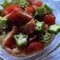 トミュー？'s cooksnap of when they made 洋風⁈トマトとおろしきゅうりの素麺.