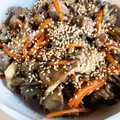 ぱわにん's cooksnap of when they made お弁当に✿醤油麹で牛肉と舞茸の旨炒め☆.