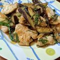 しらたまこむぎ's cooksnap of when they made 鶏肉と茄子のごま味噌炒め.