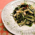 ちわここ's cooksnap of when they made こしあぶらと竹輪とわかめの炒め物.
