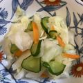 yykunko's cooksnap of when they made キャベツとキュウリのしょうが入り浅漬け.