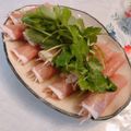 ともえcook's cooksnap of when they made 茗荷生ハム巻き.