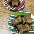 まめはっぱ's cooksnap of when they made 牛肉のニラ&ほうれん草巻き.