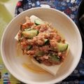 ☆hikonyan☆'s cooksnap of when they made ✿ピリ辛ツナ胡瓜の冷奴✿.