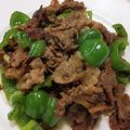 COOKVOC's cooksnap of when they made 牛こま肉とピーマンのバター醤油炒め。.