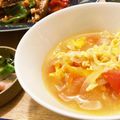 まーちんりくせん's cooksnap of when they made すぐできる！トマトと玉ねぎ卵の中華スープ.