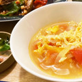 まーちんりくせん's cooksnap of when they made すぐできる！トマトと玉ねぎ卵の中華スープ.