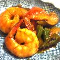 きまま工場長's cooksnap of when they made オクラとトマトの海老チリ炒め.