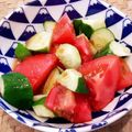 あーこ姐's cooksnap of when they made もう一品☆きゅうりとトマトサラダ.
