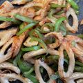 Takamam_s's cooksnap of when they made 簡単副菜！竹輪とピーマンのごま金平風.