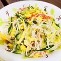 kinniko's cooksnap of when they made 卵カニカマ胡瓜の★簡単中華?な春雨サラダ.