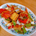 あやざいる's cooksnap of when they made 厚揚げとパプリカの甘辛炒め.