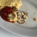 もりりんの森のちこ's cooksnap of when they made マッシュルームチーズオムレツ.