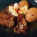 SUKE☻'s cooksnap of when they made 豚バラみそ煮　ゆで卵入り.
