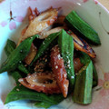 sawa＊sawa's cooksnap of when they made オクラとちくわのきんぴら.