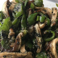 クック78R779☆'s cooksnap of when they made 香る♪ピーマン・椎茸の黒ごま和え♪.