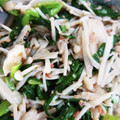 クックHJMM2P☆'s cooksnap of when they made ニラとえのきのナムル.