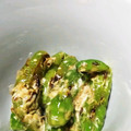 ミカ★ヅキ's cooksnap of when they made 焼きししとうのしそ梅マヨおかか和え.