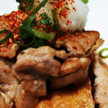 ミカ★ヅキ's cooksnap of when they made 厚揚げの豚バラ肉だれ　大根おろし添え.